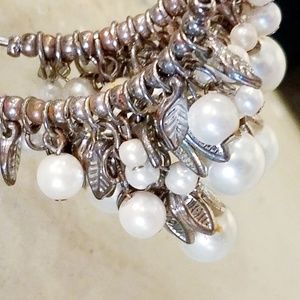 Vintage hoop earrings.